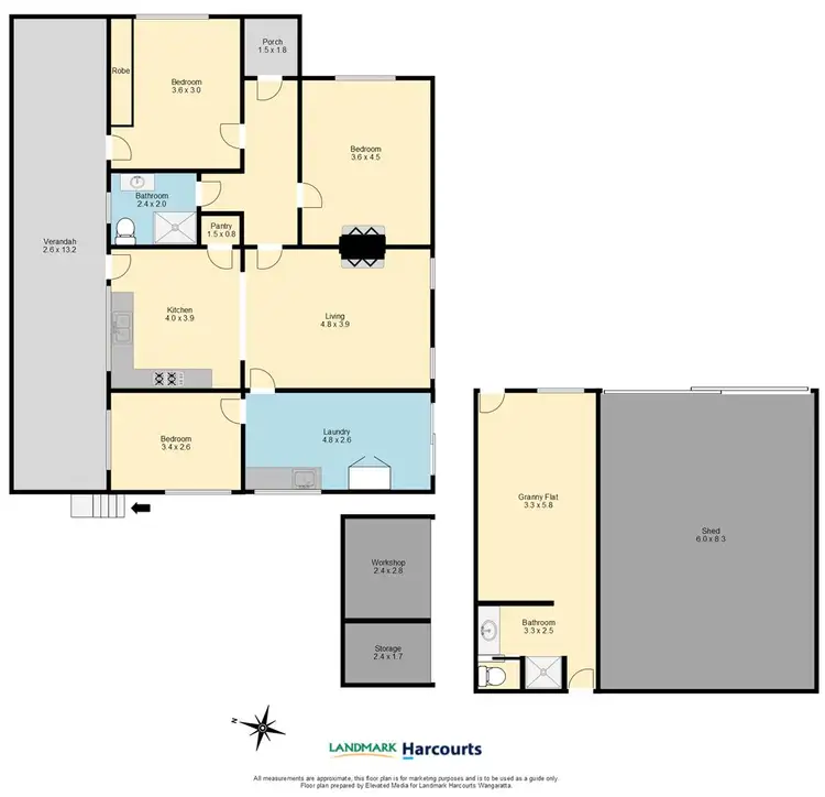 Floorplan of Homely rural property listing, 2390 Benalla-Whitfield Road, Myrrhee VIC 3732