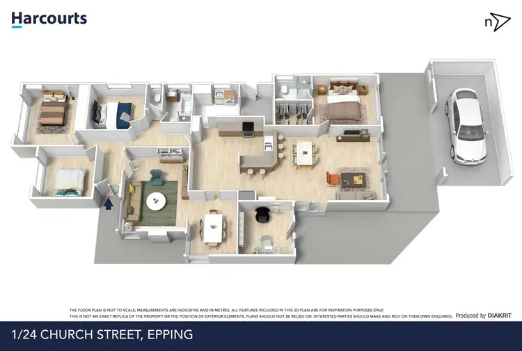 Floorplan of Homely unit listing, 1/24 Church Street, Epping VIC 3076