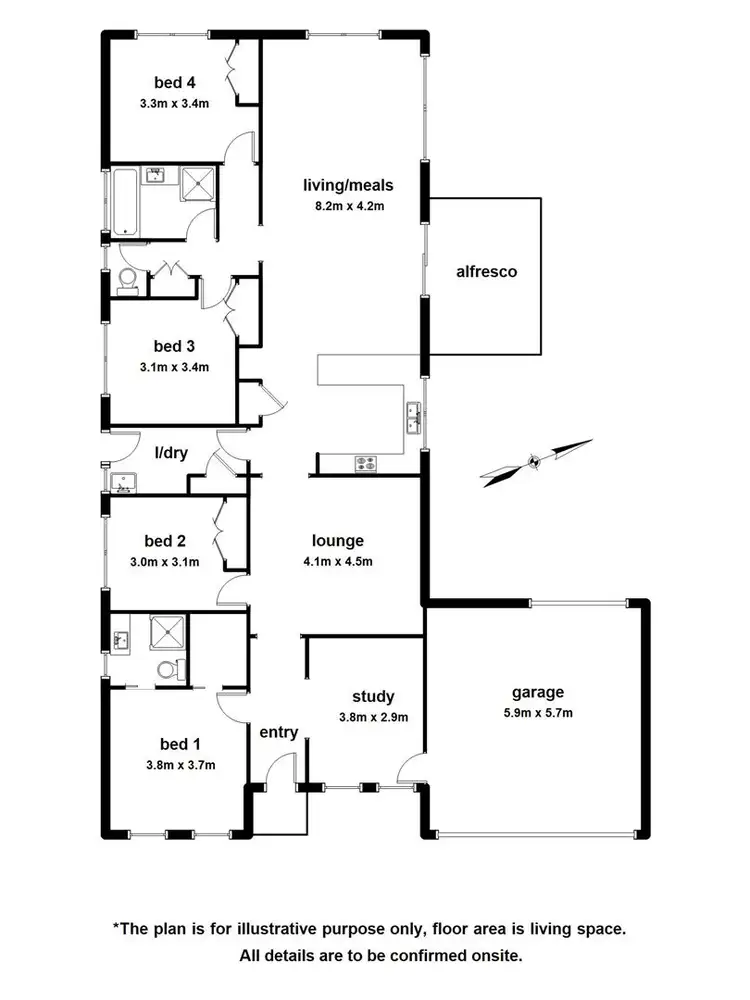 Floorplan of Homely house listing, 7 Leisurewood Drive, Berwick VIC 3806
