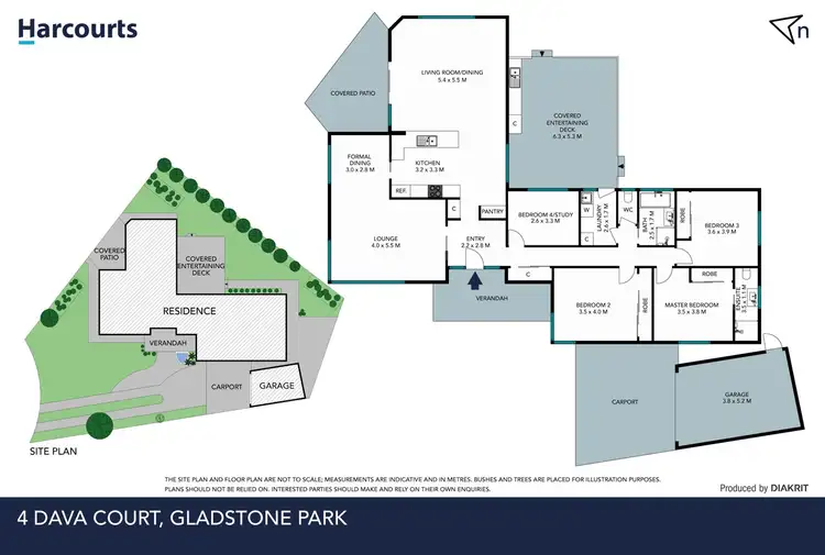 Floorplan of Homely house listing, 4 Dava Court, Gladstone Park VIC 3043