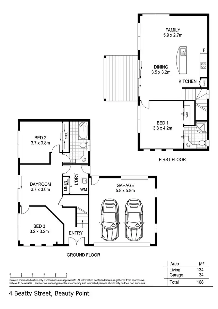 Floorplan of Homely house listing, 4 Beatty Street, Beauty Point TAS 7270