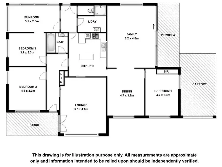 Floorplan of Homely house listing, 57 Long Street, Tintinara SA 5266