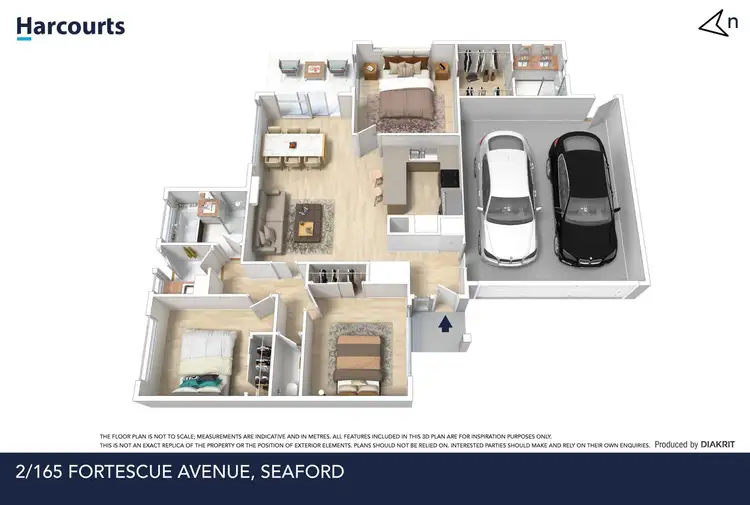 Floorplan of Homely unit listing, 2/165 Fortescue Avenue, Seaford VIC 3198