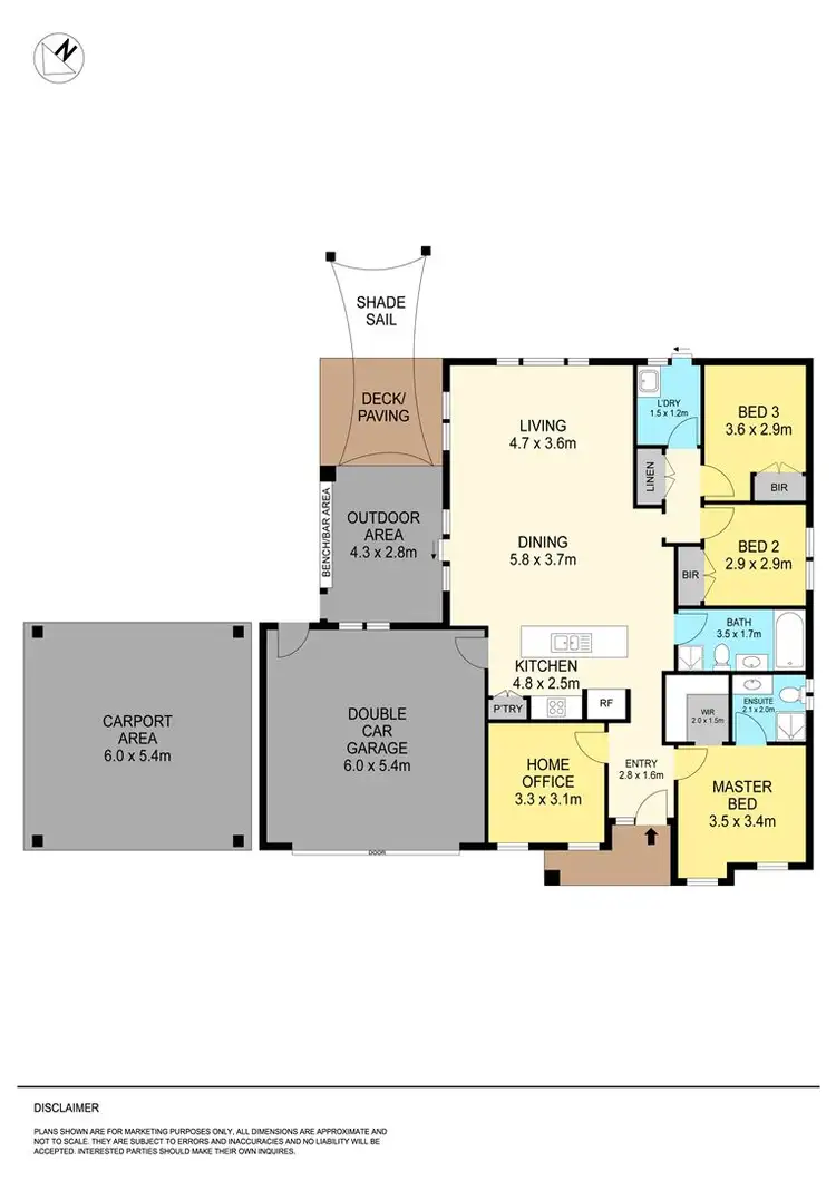Floorplan of Homely house listing, 5 Winter Street, Buninyong VIC 3357