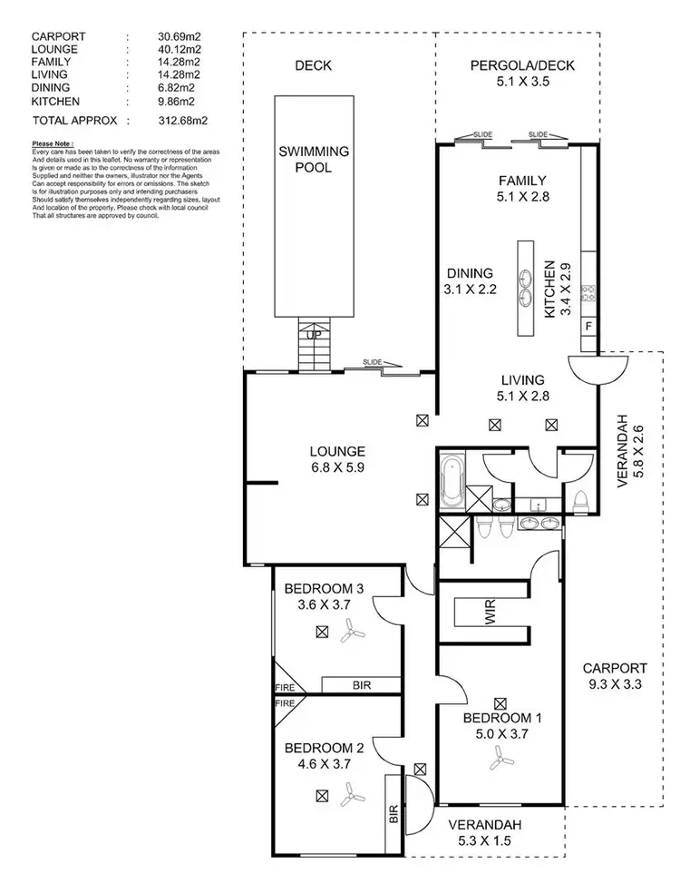 Floorplan of Homely house listing, 59 Main Avenue, Frewville SA 5063