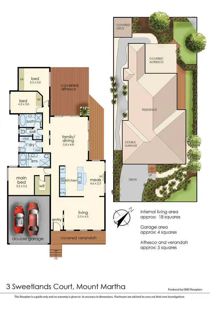 Floorplan of Homely house listing, 3 Sweetlands Court, Mount Martha VIC 3934