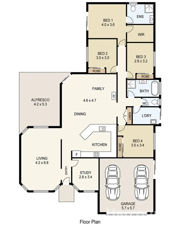 Floorplan of Homely house listing, 47-55 Eland Court, Greenbank QLD 4124