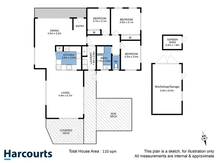 Floorplan of Homely house listing, 138 Willowbend Road, Kingston TAS 7050
