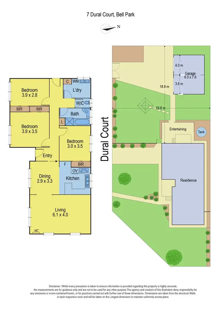Floorplan of Homely house listing, 7 Dural Court, Bell Park VIC 3215