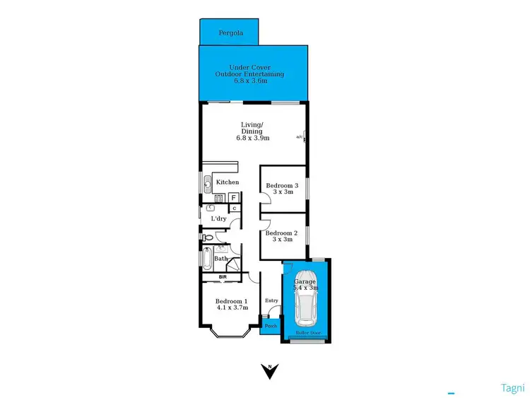 Floorplan of Homely unit listing, 22 Jeanette Crescent, Aberfoyle Park SA 5159