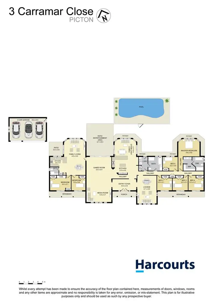 Floorplan of Homely house listing, 3 Carramar Close, Picton NSW 2571
