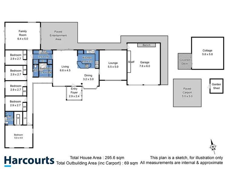 Floorplan of Homely house listing, 4 Penelope Place, Acton Park TAS 7170