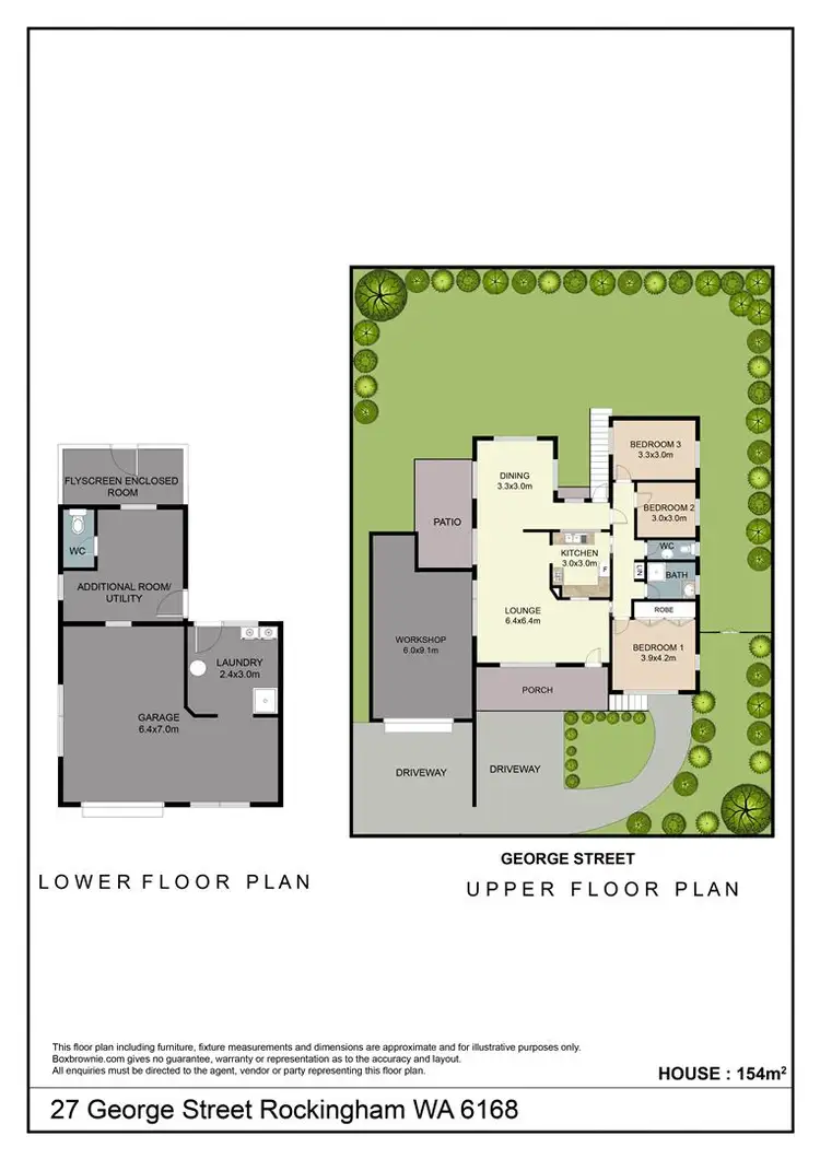 Floorplan of Homely house listing, 27 George Street, Rockingham WA 6168