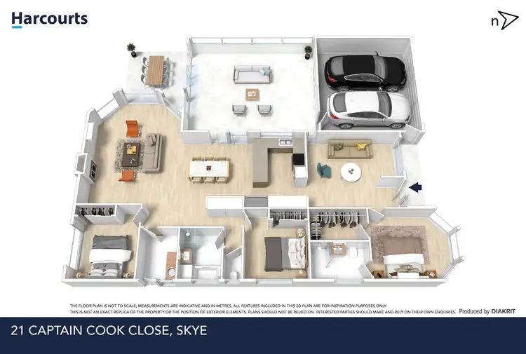 Floorplan of Homely house listing, 21 Captain Cook Close, Skye VIC 3977