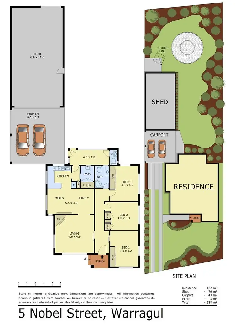 Floorplan of Homely house listing, 5 Nobel Street, Warragul VIC 3820
