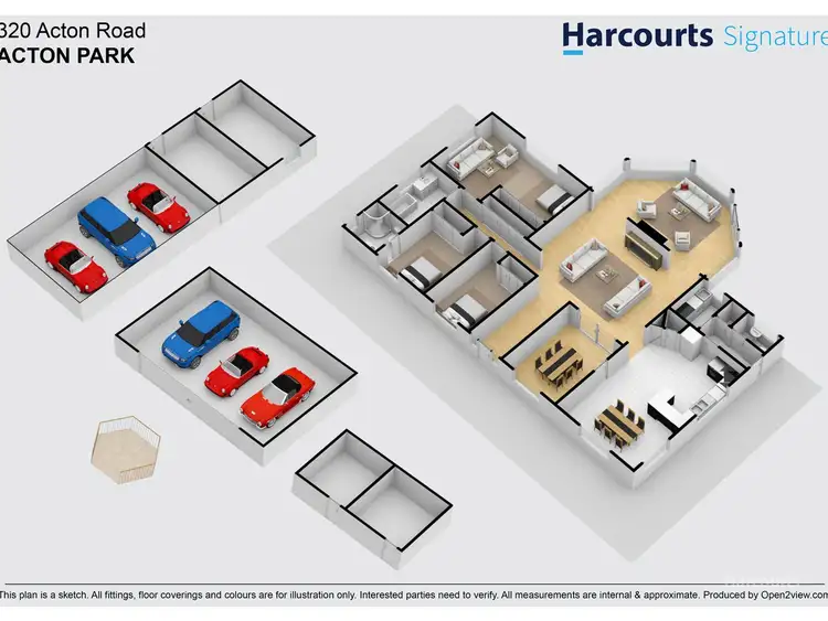 Floorplan of Homely house listing, 320 Acton Road, Acton Park TAS 7170