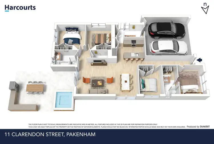 Floorplan of Homely house listing, 11 Clarendon Street, Pakenham VIC 3810