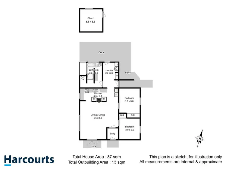 Floorplan of Homely house listing, 10 Karachi Street, Midway Point TAS 7171