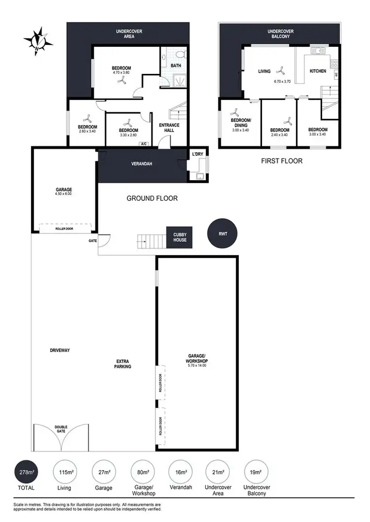 Floorplan of Homely house listing, 5 Dover Road, Middleton SA 5213
