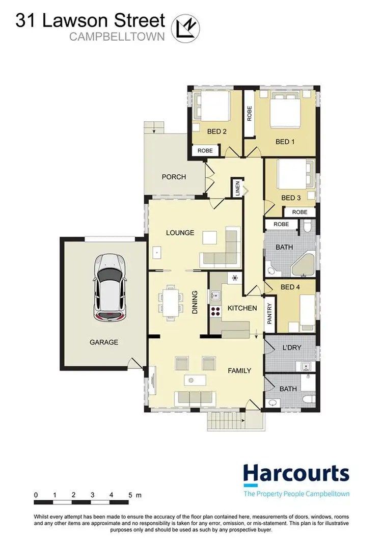 Floorplan of Homely house listing, 31 Lawson Street, Campbelltown NSW 2560