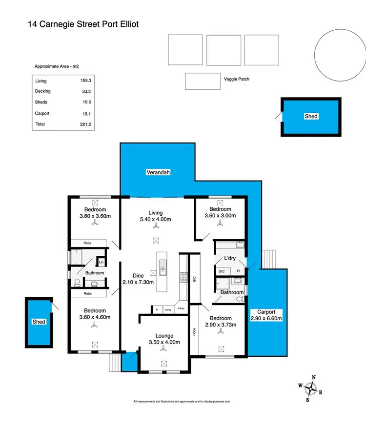 Floorplan of Homely house listing, 14 Carnegie Street, Port Elliot SA 5212