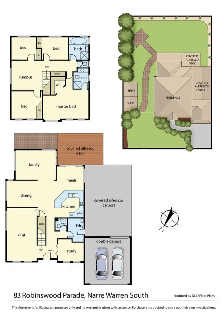Floorplan of Homely house listing, 83 Robinswood Parade, Narre Warren South VIC 3805