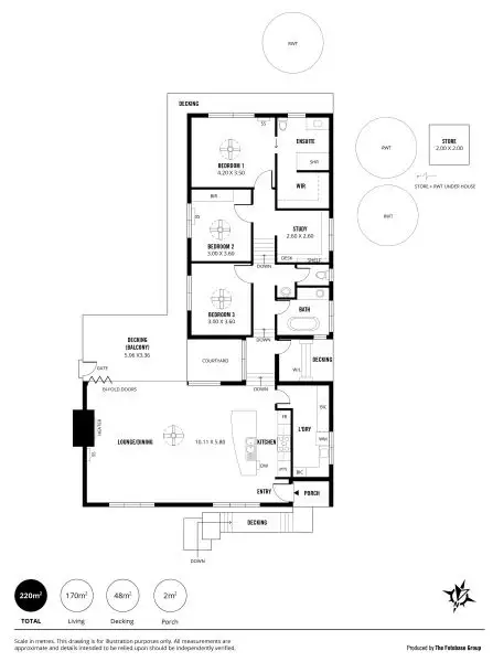 Floorplan of Homely house listing, 14 Yarrabee Road, Greenhill SA 5140