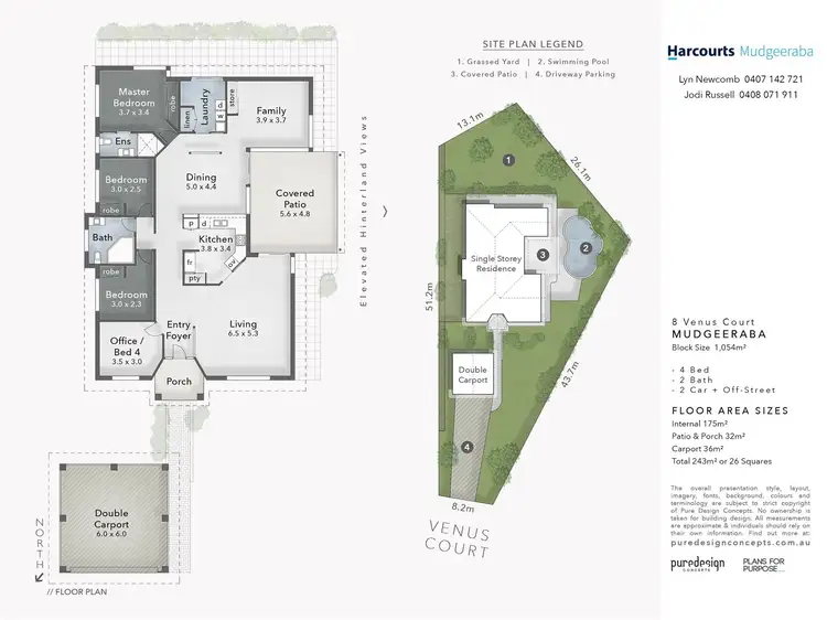 Floorplan of Homely house listing, 8 Venus Court, Mudgeeraba QLD 4213