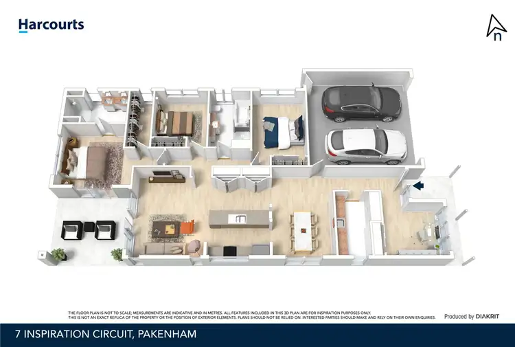 Floorplan of Homely house listing, 7 Inspiration Circuit, Pakenham VIC 3810