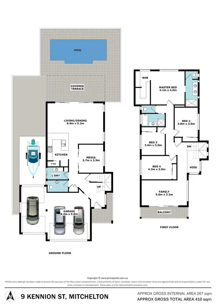 Floorplan of Homely house listing, 9 Kennion Street, Mitchelton QLD 4053