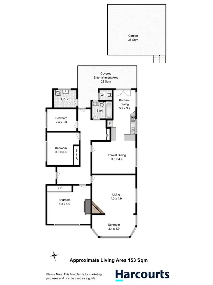Floorplan of Homely house listing, 52 Augusta Road, Lenah Valley TAS 7008