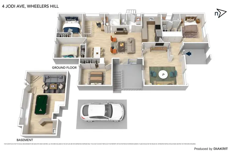 Floorplan of Homely house listing, 4 Jodi Avenue, Wheelers Hill VIC 3150