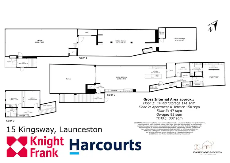 Floorplan of Homely apartment listing, 15 Kingsway, Launceston TAS 7250