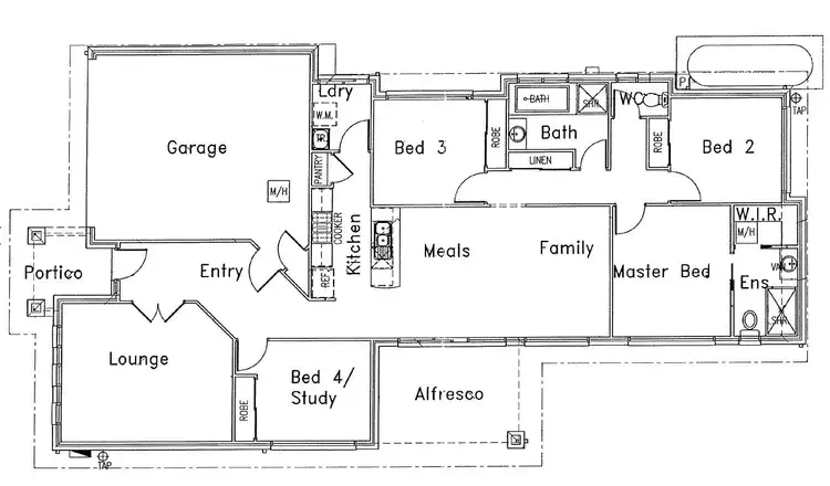 Floorplan of Homely house listing, 16 Chase Crescent, North Lakes QLD 4509