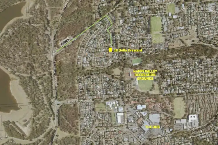 Floorplan of Homely house listing, 18 Delta Crescent, Aberfoyle Park SA 5159
