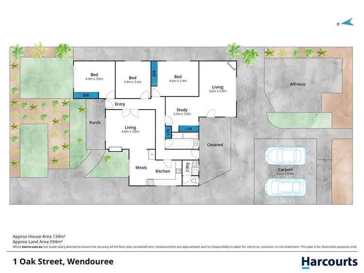 Floorplan of Homely house listing, 1 Oak Street, Wendouree VIC 3355