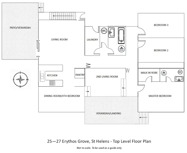 Floorplan of Homely house listing, 25-27 Erythos Grove, St Helens TAS 7216