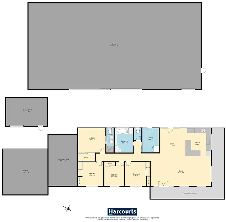 Floorplan of Homely house listing, 55 Boorhaman Road, North Wangaratta VIC 3678