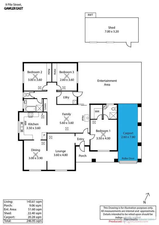 Floorplan of Homely house listing, 9 Pile Street, Gawler East SA 5118