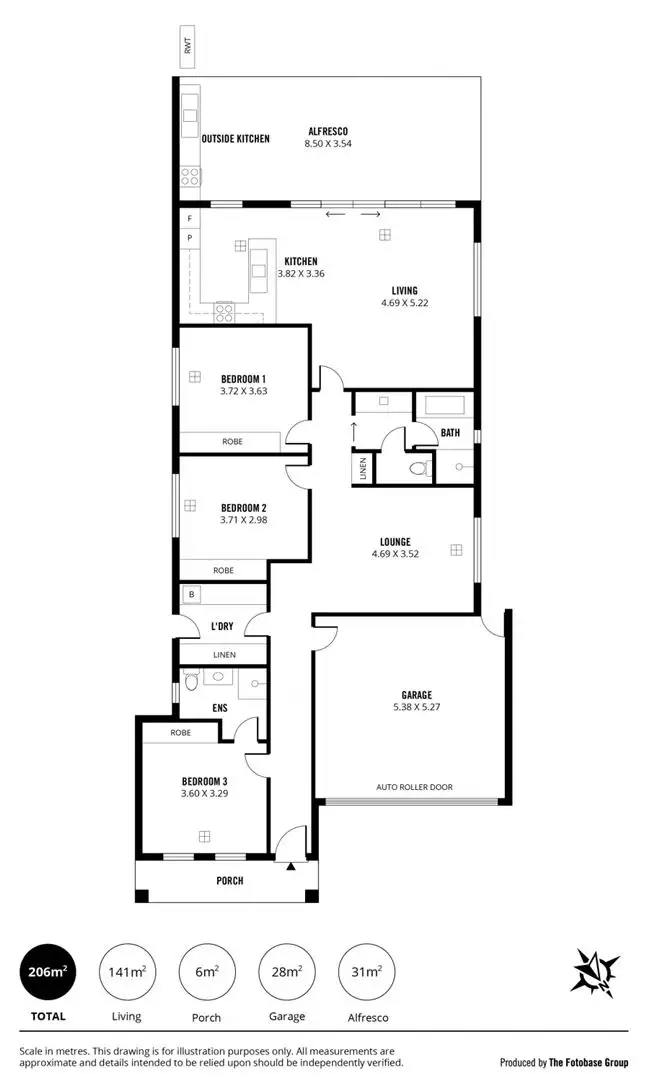 Floorplan of Homely house listing, 59a Beovich Road, Ingle Farm SA 5098