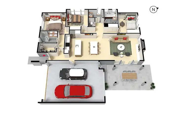 Floorplan of Homely house listing, 6 Sage Close, Alfredton VIC 3350
