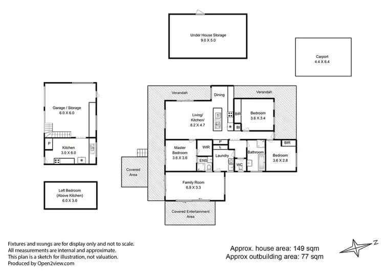 Floorplan of Homely house listing, 161 Palmers Road, Port Huon TAS 7116