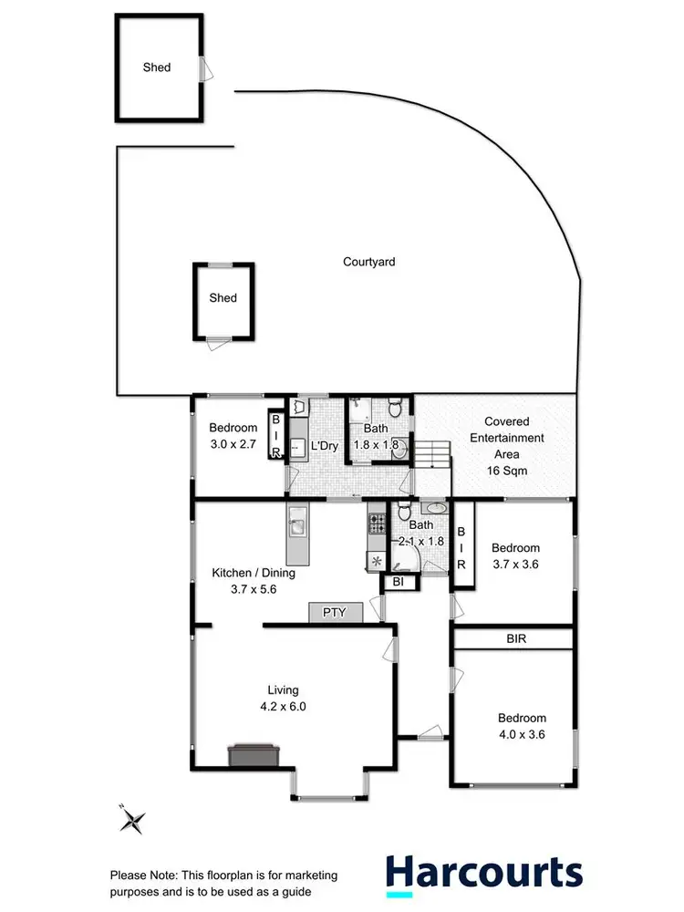 Floorplan of Homely house listing, 1/22 Queen Street, Bellerive TAS 7018