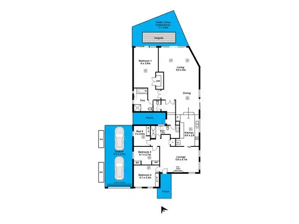 Floorplan of Homely house listing, 62 Shannon Avenue, Glenelg North SA 5045