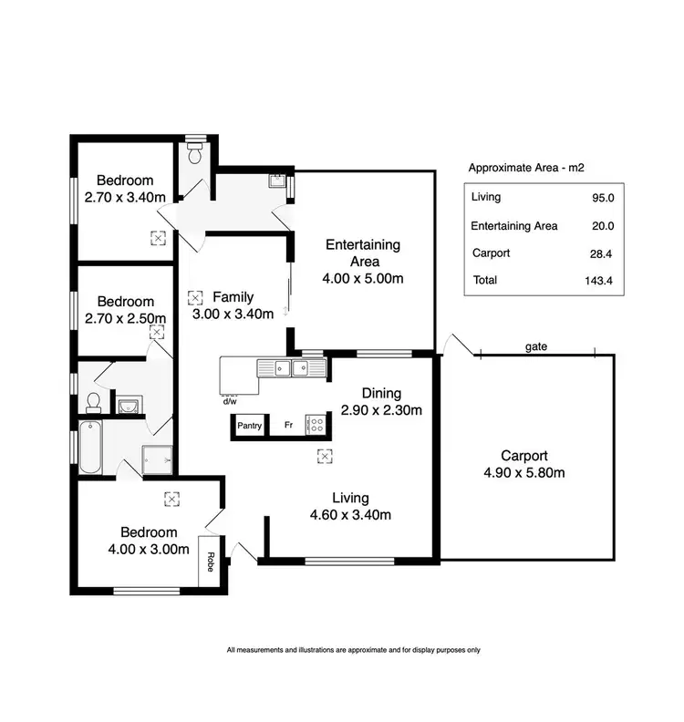 Floorplan of Homely house listing, 74 Surfers Parade, Middleton SA 5213