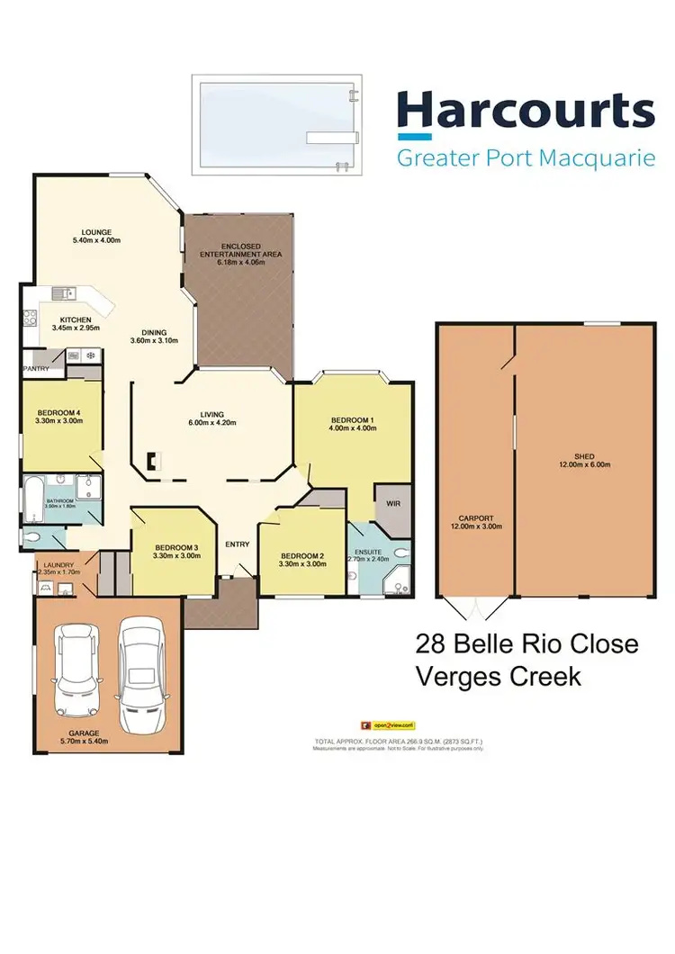 Floorplan of Homely house listing, 28 Belle Rio Close, Verges Creek NSW 2440