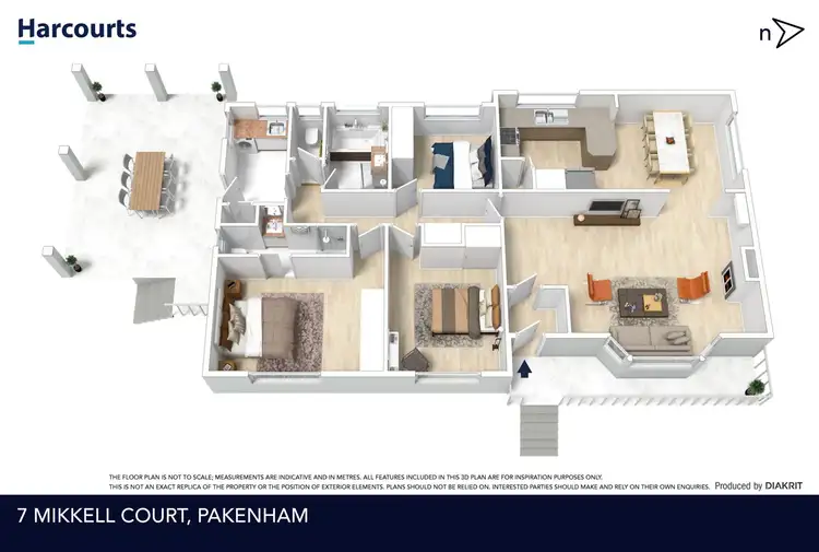 Floorplan of Homely house listing, 7 Mikkell Court, Pakenham VIC 3810