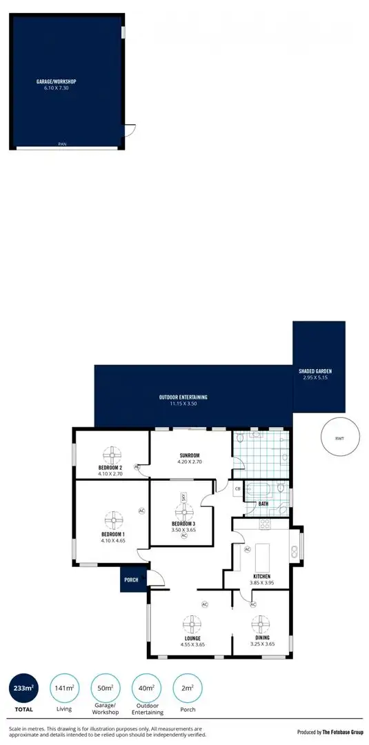 Floorplan of Homely house listing, 1 Tweed Street, Cumberland Park SA 5041