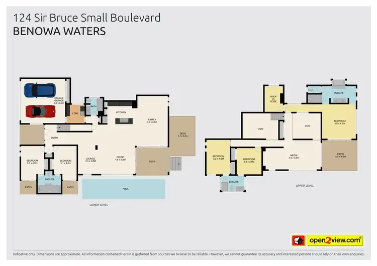 Floorplan of Homely house listing, 124 Sir Bruce Small Boulevard, Benowa Waters QLD 4217