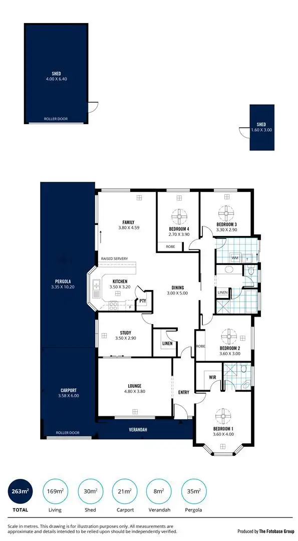 Floorplan of Homely house listing, 8 Dwiar Road, Victor Harbor SA 5211